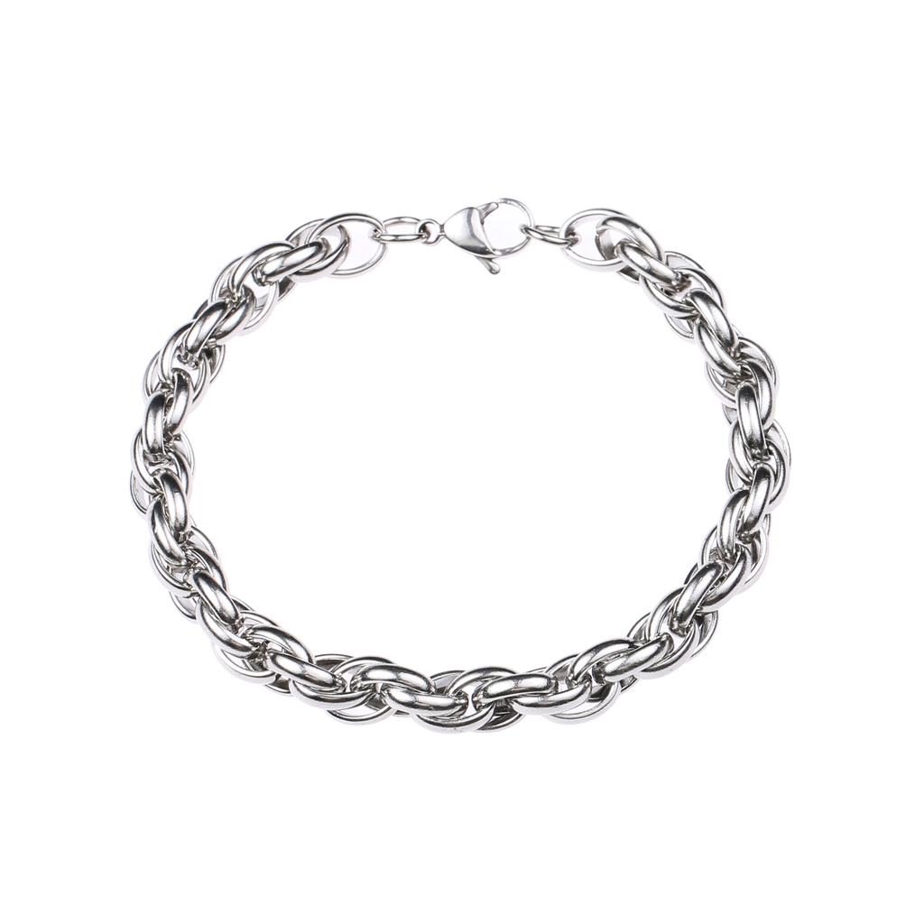 Trendy Retro Hand-woven Twist Hip-hop Stacked Accessories Versatile Men's Simple Men's and Women's Jewelry Bracelets Men's 2026