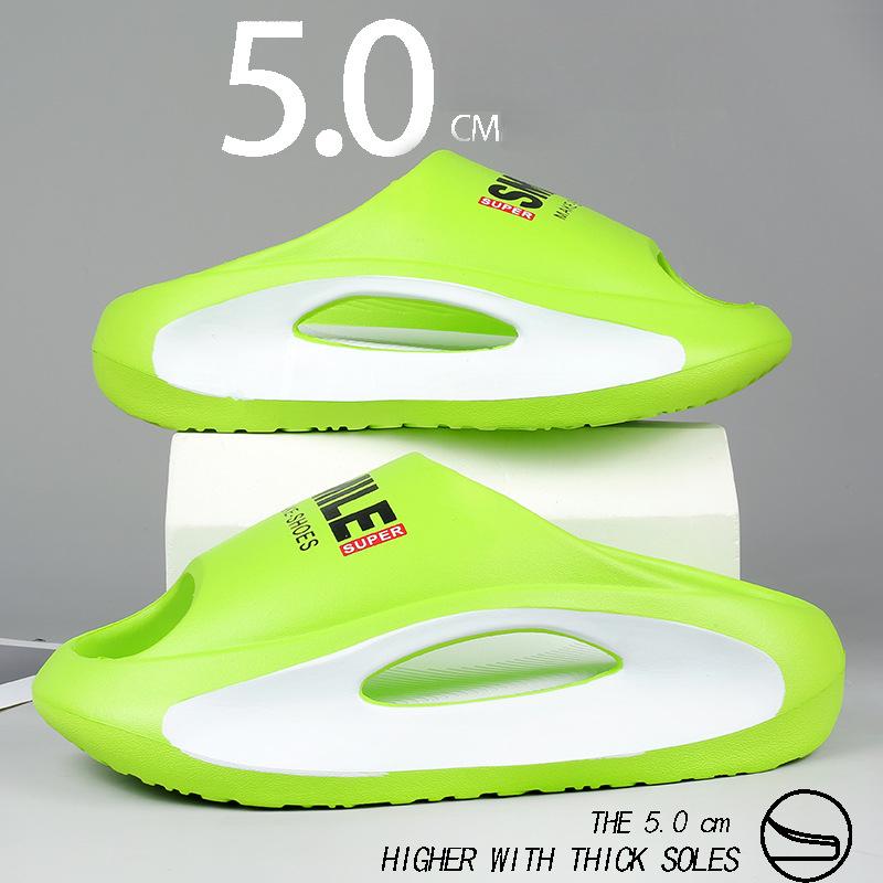 

Мода Новинка 2025 Лето Мужские Женские Парные Тапочки Толстая Подошва Пляжные Тапочки Удобная Мягкая Подошва EVA Нескользящие Шлепанцы 36-37