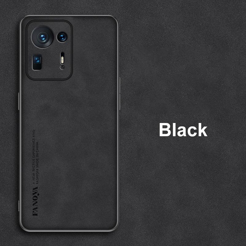 Luxury PU Leather Case For Xiaomi Mi Mix 4 Mix4 Back Cover Business Matte Silicone Full Protection Phone Case For Xiaomi Mix 4