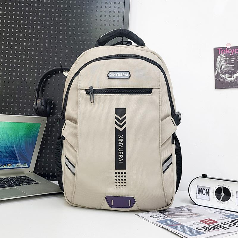 Backpack Men's Luxury Sense Casual Business Travel Backpack Large Capacity Travel Bag High School Student School Bag Computer Bag