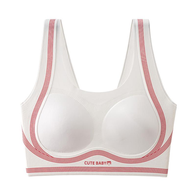 Seamless Comfortable Developmental Sports Bra For Teenage Girl Student Underwear