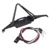 RC Crawler Steel Front Bumper with LED Lights for Axial SCX10 90046 Remote Control Car
