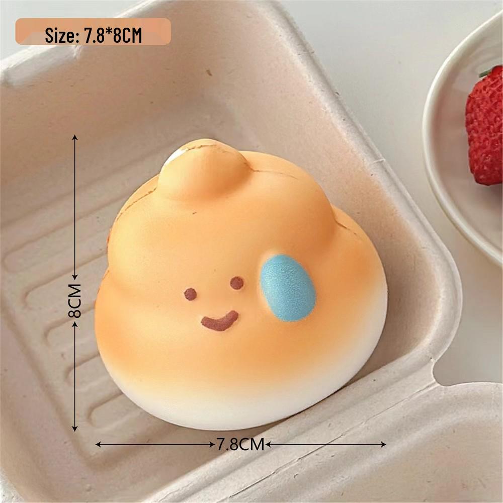 Soft Rebound Fruit Squeeze Toy - Cute Cartoon Stress Reliever & Ornament