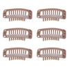 40pcs Hair Wig Clips Stainless Steel 9 Teeth Firmly Hold Hair Extension Hairpiece Clip 32mm