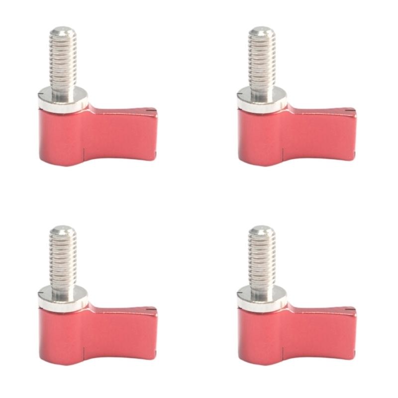 4Pcs/set Adjustable Aluminum L Shaped Mini Handle Screw for Camera Tripods Outdoor Gear