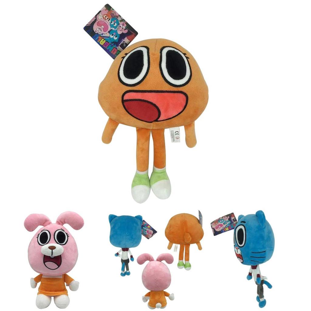 Entzückendes und weiches 25 cm Darwin Plüschtier aus Die erstaunliche Welt von Gumball für Kinder