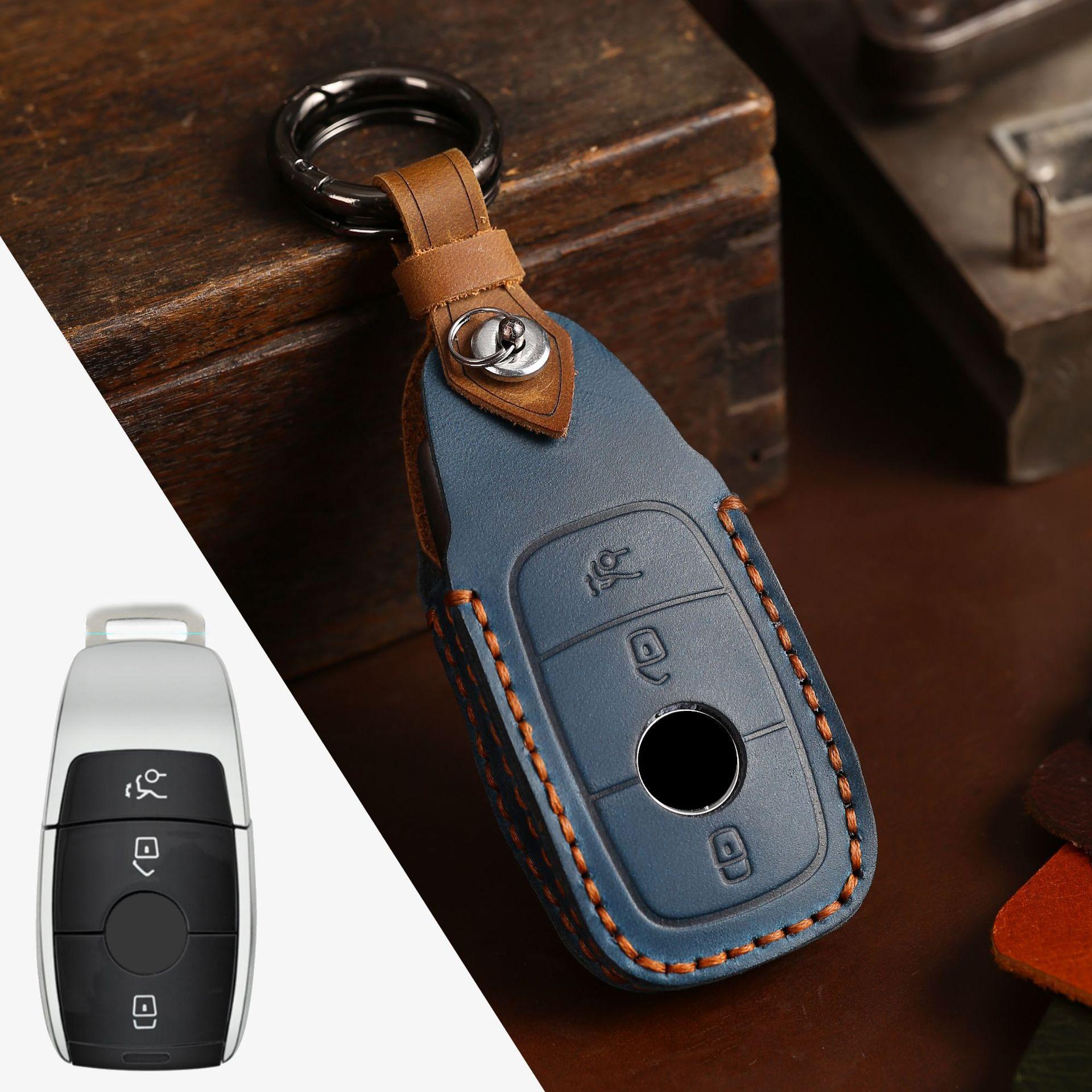 

Key Case For Mercedes-Benz E-Class S-Class Glc All-Inclusive C260L Genuine Leather