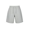 Logo Print Elastic Waist Casual Shorts Men Shorts Gray FQ4361-063