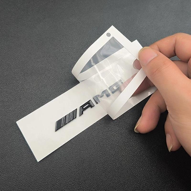 AMG W220 Voor Benz Nieuw 3D ABS Kleine Auto Console Sleutelhanger Sticker Logo AMG Embleem Badge Voor Mercedes Benz A B C E S GLA CLA GLC GLE AMG