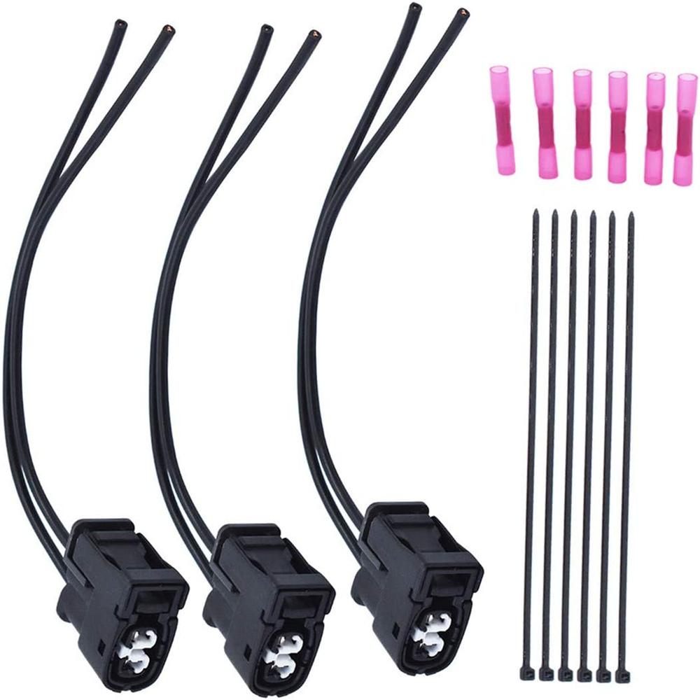 3x Ignition Coil Connector Plug W/ Wires Kit For Lexus 90919-02205 90919-02216