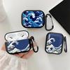 Cartoon Ocean Tsunami Earphone Cases Cover Case For Airpods 3 2 4 1 Pro3 Pro Pro2