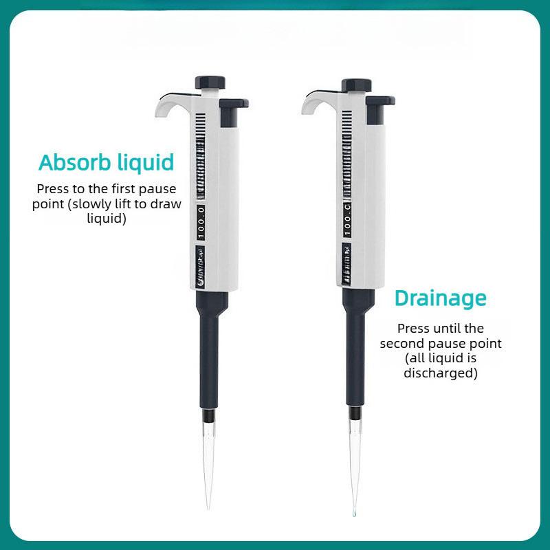 Single Channel Manual Continuously Adjustable Pipette Gun Laboratory Digital Micropipette Chemistry Lab Equipment