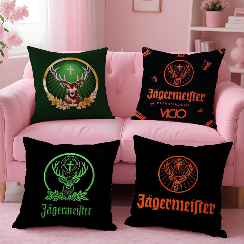J-Jager-M-Meisters-S Cushion Cover Short Plush Double-Sided Printing Home Machine Washable In Warm Winter Pillow Case