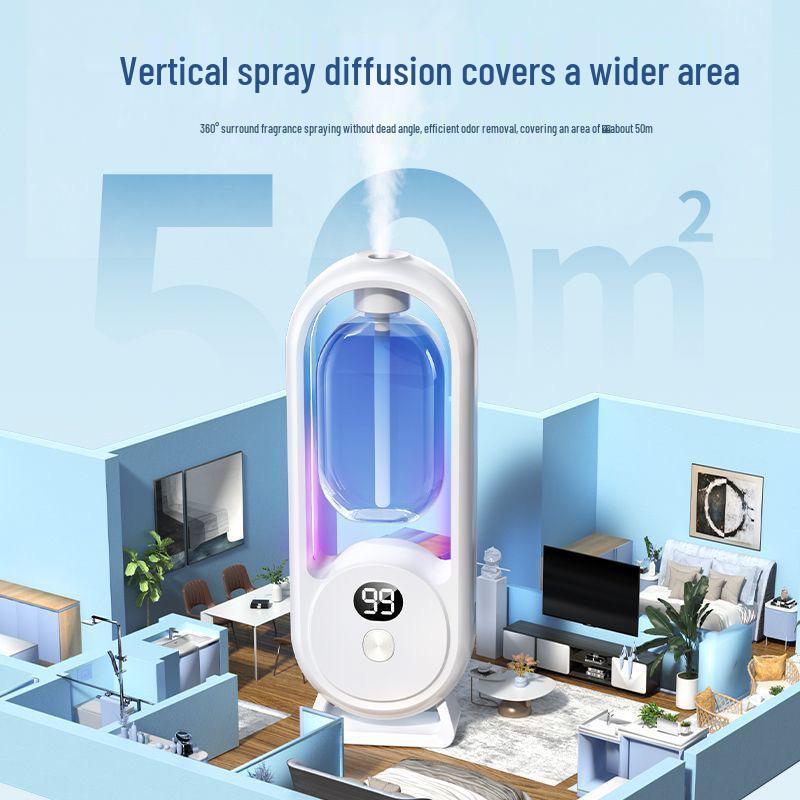 Intelligent Timed Aroma Diffuser with Automatic Essential Oil for Home Toilets