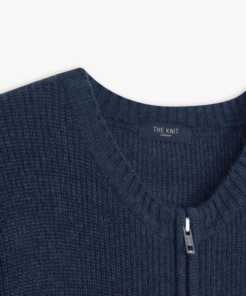 THEKNITCOMPANY Fox Blended Zip-Up Cardigan 3 Colors