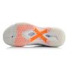 Li Ning Raid 2 Mesh Cushioning Abrasion Resistant Slip Resistant Low Top Badminton Shoes Women's Orange White AYAP004-3