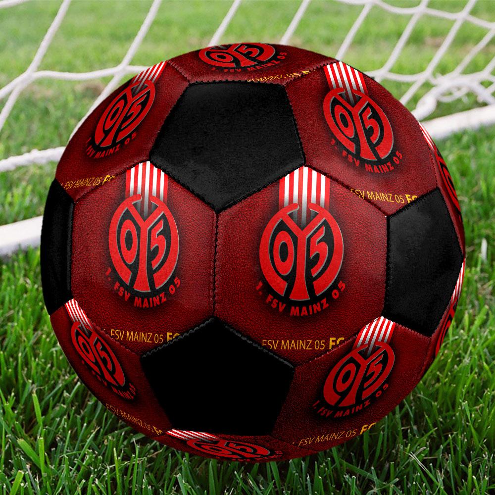 FSV Mainz Soccer Ball Size 5 Colorful Machine Stitched PVC Competition Ready Durable High-Bounce