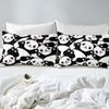 Cartoon Panda Pattern Cute Animal Duvet Set Digital Printing Suitable for Children Bedroom Decoration Set