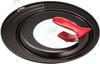Pearl Metal Rosso Black Stand Pan Cover with Silicone Processed Window for 24~28cm PHB-2637
