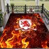 Soft Floor Carpet Middlesbrough FC Pattern Area Rug Decorative Mat For Home Room Decoration