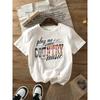 European Size Short-Sleeved T-Shirt with Letter Print And Graphic Design, Breathable, Casual Shirt, New Women'S Short-Sleeve Top.