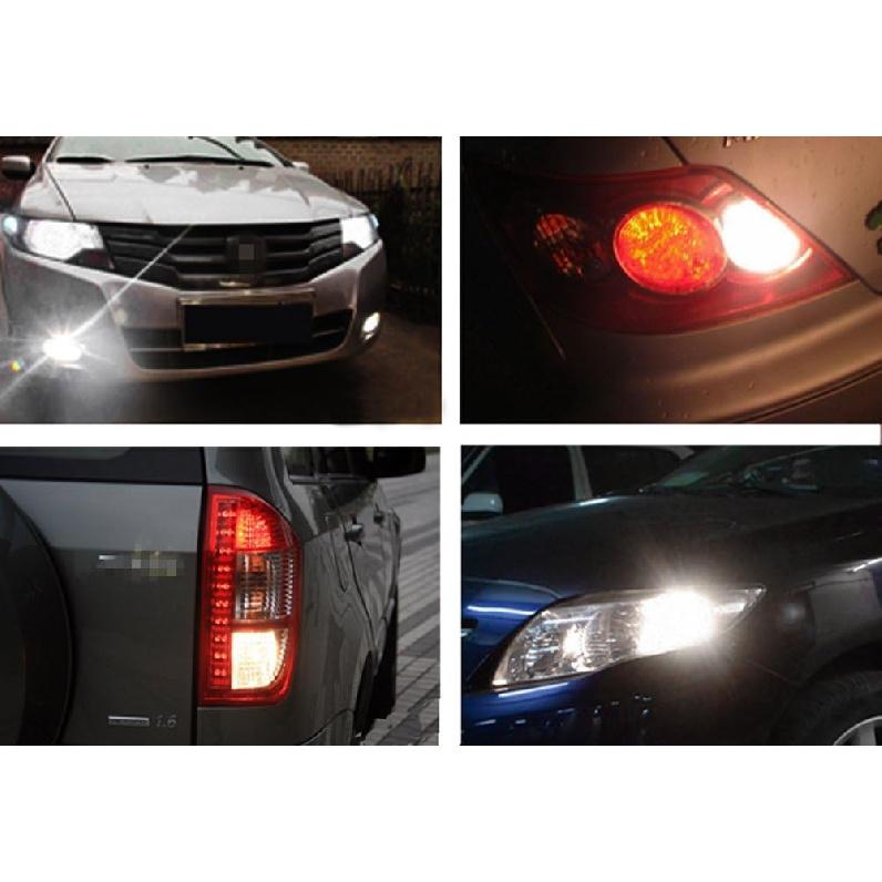 10 Pcs Extremely Super Bright 1156 1141 1003 BA15S 68-SMD LED Replacement Light Bulbs for RV Indoor Lights(10-Pack, Pure White (6000K-6500K Color