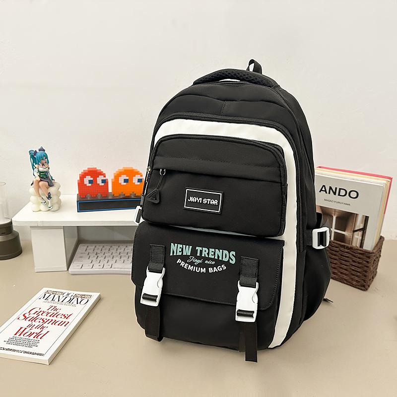 Large Capacity Student Schoolbag Lightweight Waterproof Women's Backpack Class Commuter Backpack