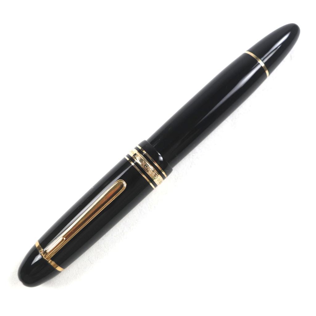 Excellent MONTBLANC fountain pen Meisterstck 149 Black gold 18K Used