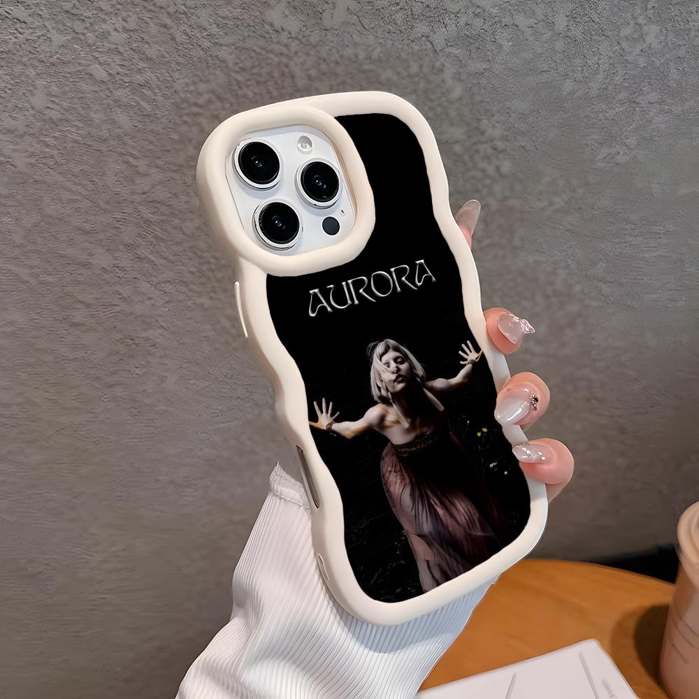 Aurora Aksnes Wavy Edge TPU Handyhülle für iPhone 17 16 15 14 13 12 11 Air Pro Max Plus Bunte Hülle
