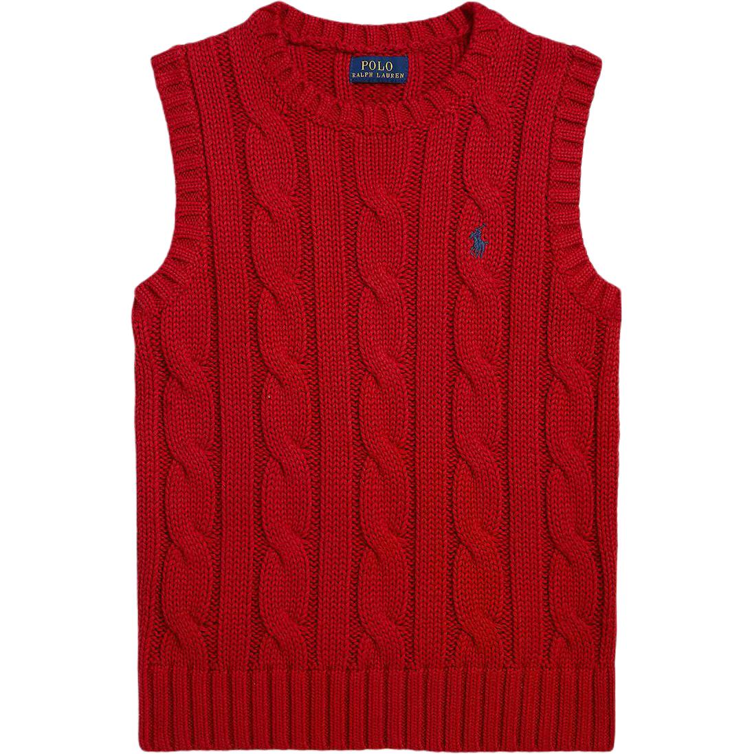 

Polo Ralph Lauren Осенний хлопковый жилет крупной вязки для детей CWPOSWEG6820594 L