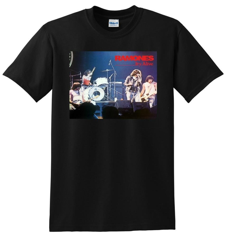 

THE RAMONES T SHIRT its alive vinyl cd cover SMALL MEDIUM LARGE XL Unisex T-Shirt S