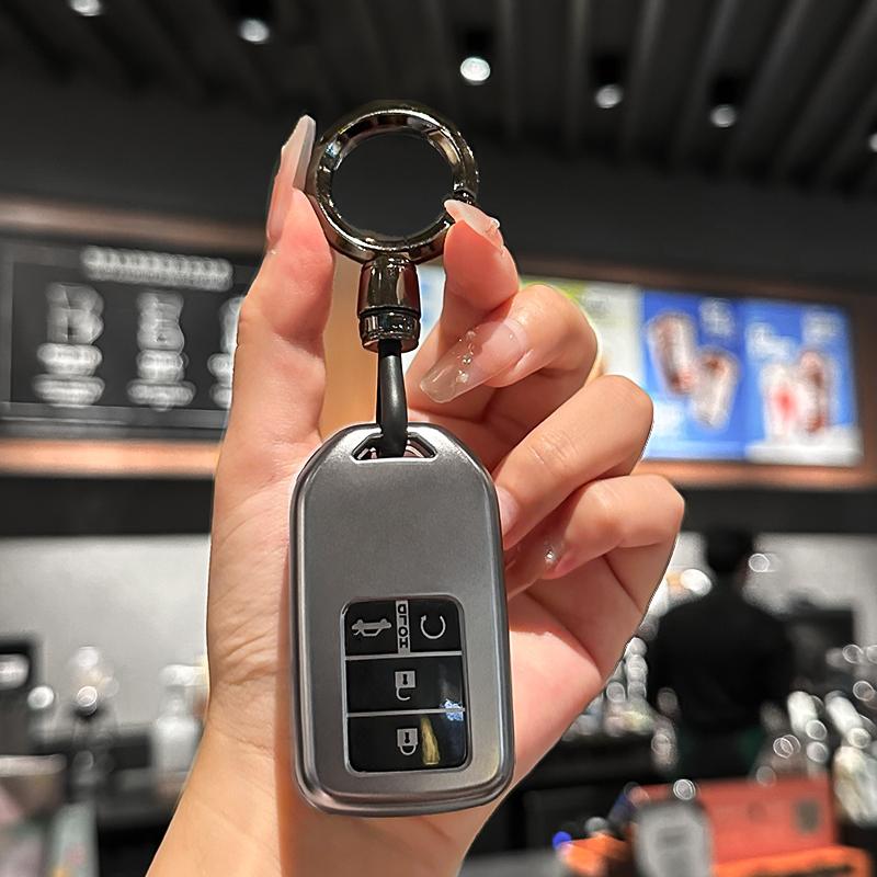 Fashion TPU Car Key Case Cover Protector Holder Shell For Honda Civic Accord Vezel Fit CRV HRV Crz Hrv Polit Jazz Jade Accessory aaa1