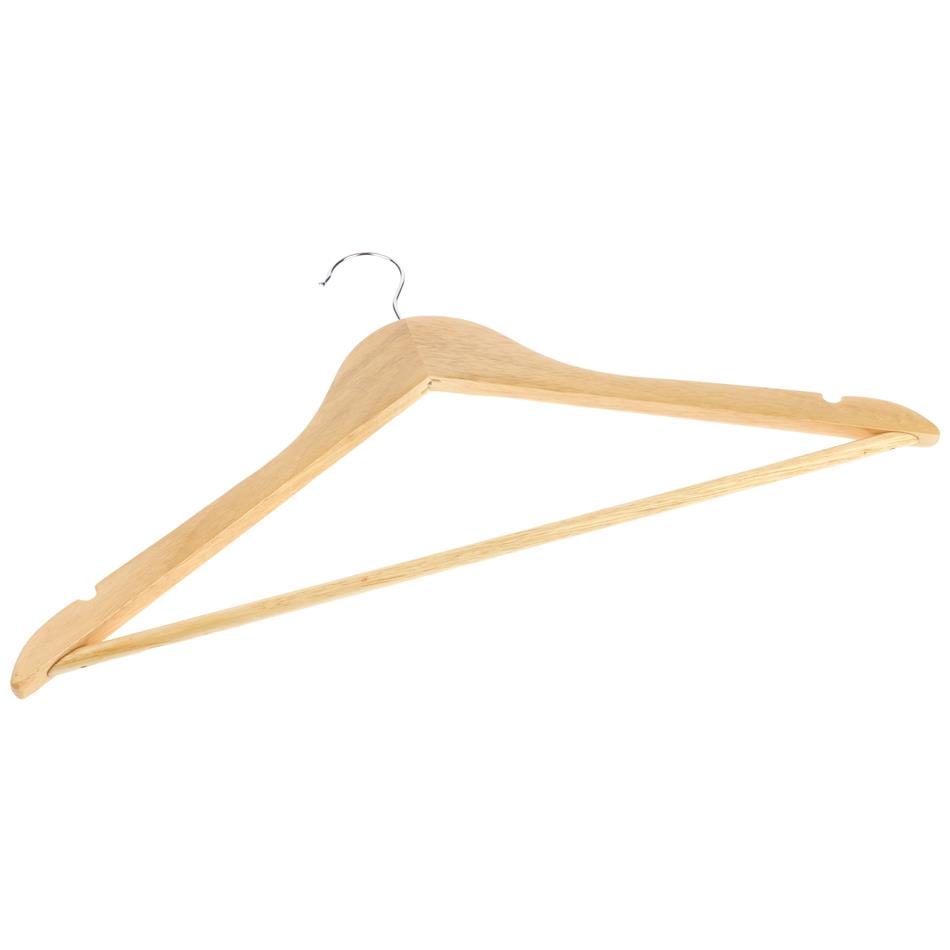 Wooden Hanger Set of 5 Wooden Clothes Hangers for Wardrobe
