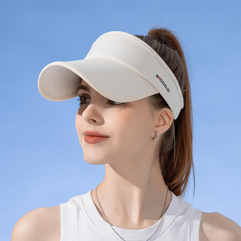 Ice Silk Sun Hat With Short Brim For Summer Outdoor Sun Protection