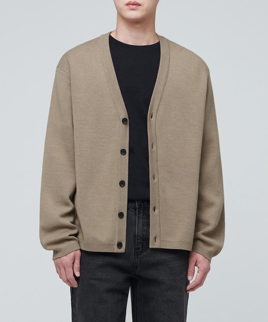 Musinsa Standard Minimal Cardigan [Beige]