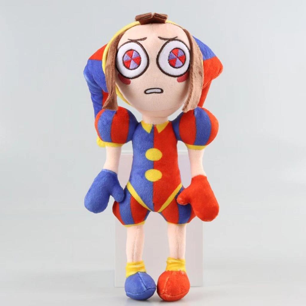 New Digital Clown Pu Plu Doll Toy Soft Stuffed Animal Toy for Adults Jax Digital Circus Magic Number Clown Doll