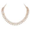 White Stones/AD Diamond Necklace with Earrings - Jewellery Set for Women, Girls Best Suits for Party, Wedding and Festive Occasions