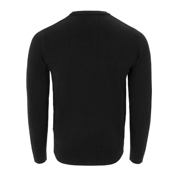 Lee Cooper Men' Black Sweater, Long Sleeve, Crew Neck, Size