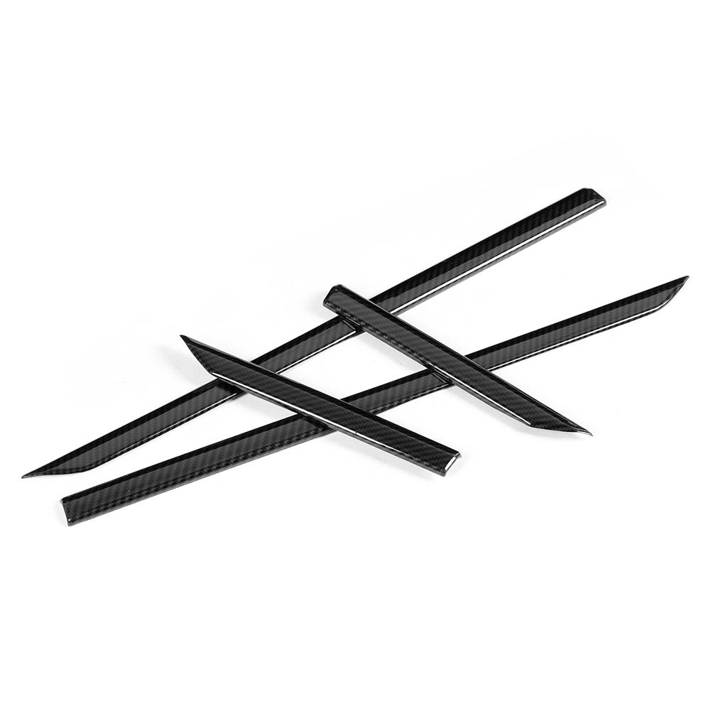 

4pcs Side Fender Cover Trim Carbon Fibebr Style Fits for Land Rover Range Rover Velar 17 20