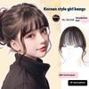 Synthetic Fake Bangs Hairpiece Clip Air Bang Extension Natural Heat Resistant For Women Daily Party