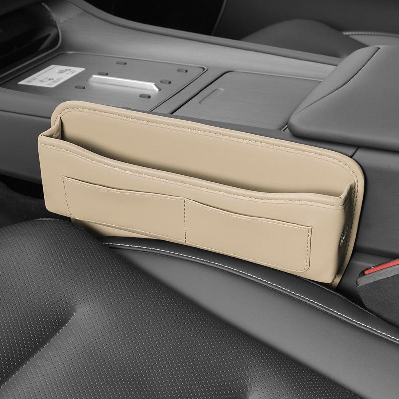 Universal Car Seat Gap Organizer PU Auto Console Side Pocket Seat Crevice Storage Box For Seat Leon Altea Exe Interior Accessory