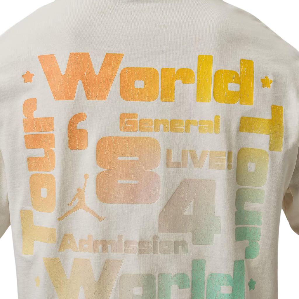 Jordan Brooklyn Short Sleeve Pullover Letter T-Shirt Men Tops IF3156110