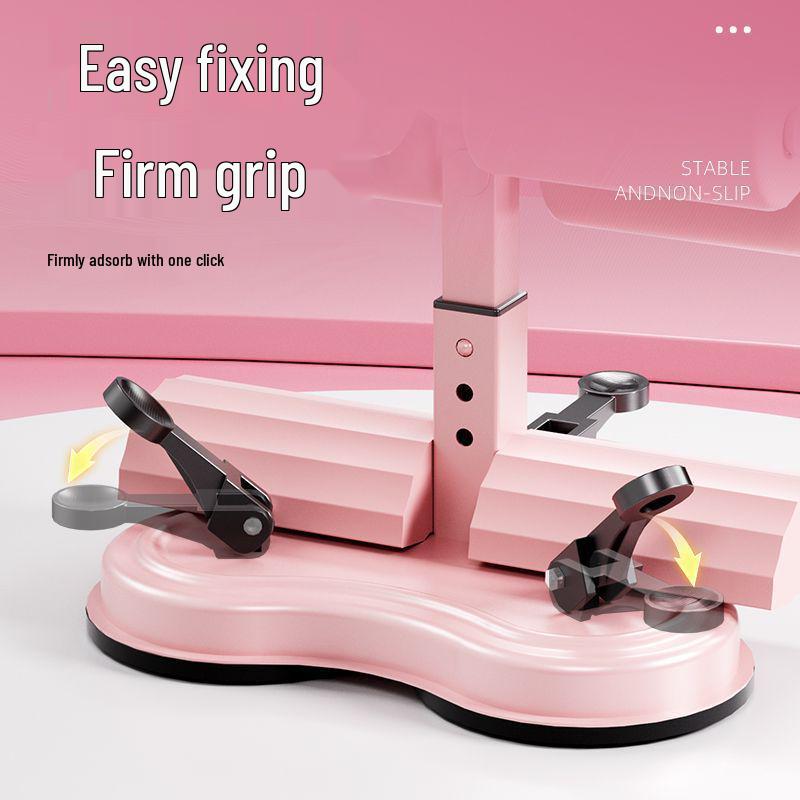 Adjustable Sit-Up Bar with Suction Cup for Ab Workouts – Unisex Fitness Equipment