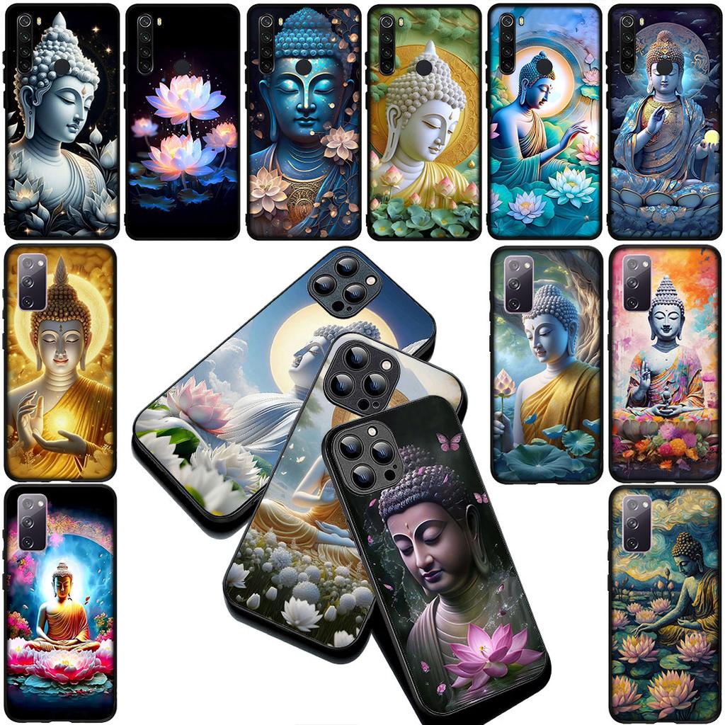 Housse en Silicone Lord Bouddha pour Samsung Galaxy S25 S24 S23 FE Ultra Plus S7 Edge S25+ S24+ A56 5G + Coque de Téléphone