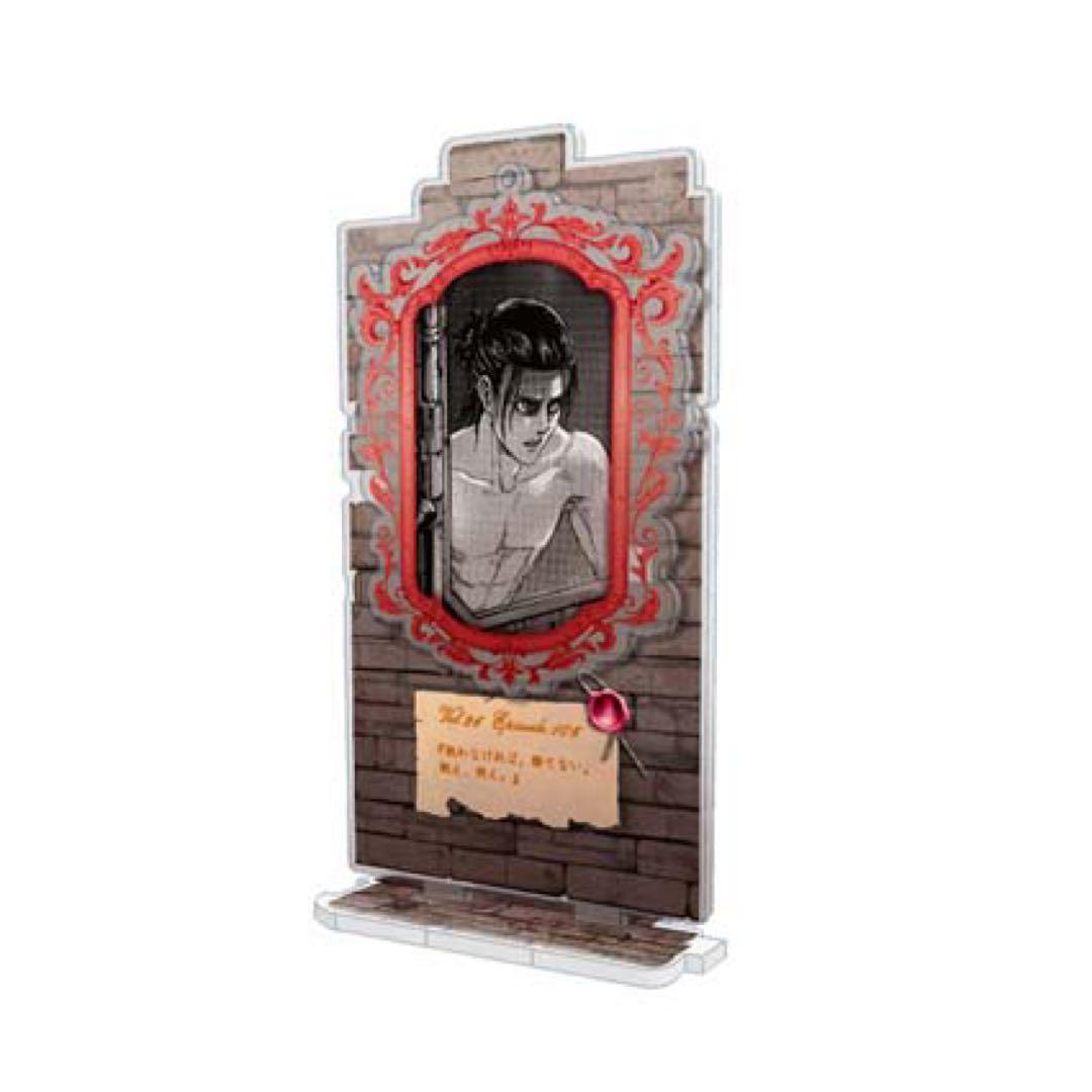

[USED] Attack on Titan Taiwan Exclusive Original Illustration Quotes Acrylic Stand Eren