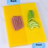 HDPE Plastic Cutting Board Antibacterial 36*28*1.3cm Vegetable Cutting Board Double Sided Cooking Tools Chopping Board Household