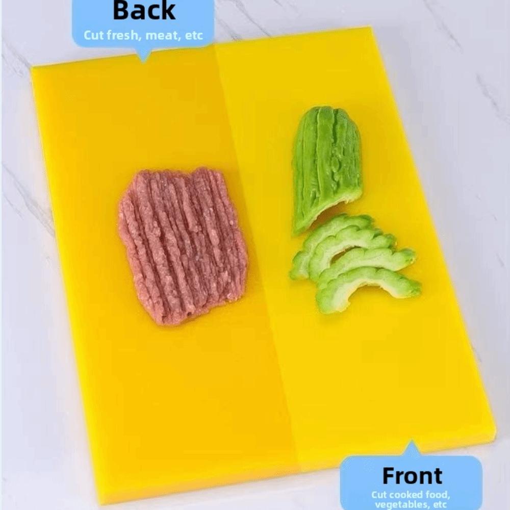 HDPE Plastic Cutting Board Antibacterial 36*28*1.3cm Vegetable Cutting Board Double Sided Cooking Tools Chopping Board Household