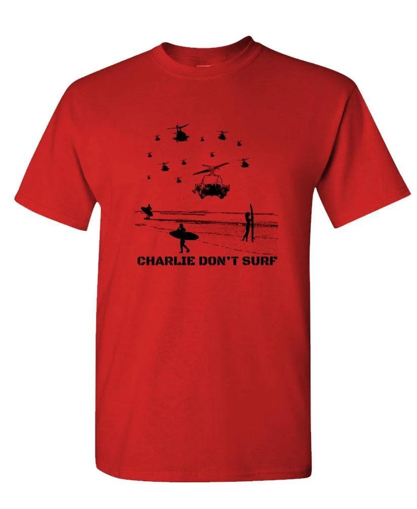 CHARLIE DON T SURF - Unisex Cotton T-Shirt Tee Shirt 3XL