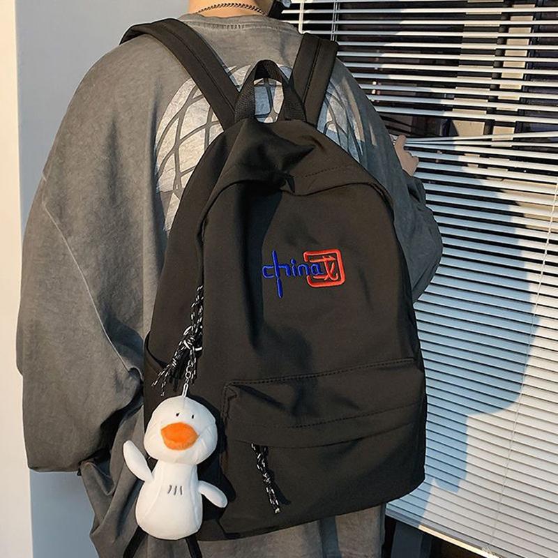 

Рюкзак Able Canvas, Сумка через плечо с защитой от краж, Сумка для книг для девочек и мальчиков-подростков чёрный