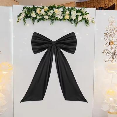 Striking Atmosphere Decoration Satin Bow Decorations For Birthday Baby Shower Wedding Parties Elegant Room Backdrop For Girls